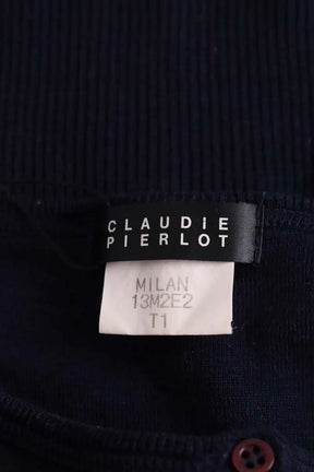 Top sans manche Claudie Pierlot Marine en Coton