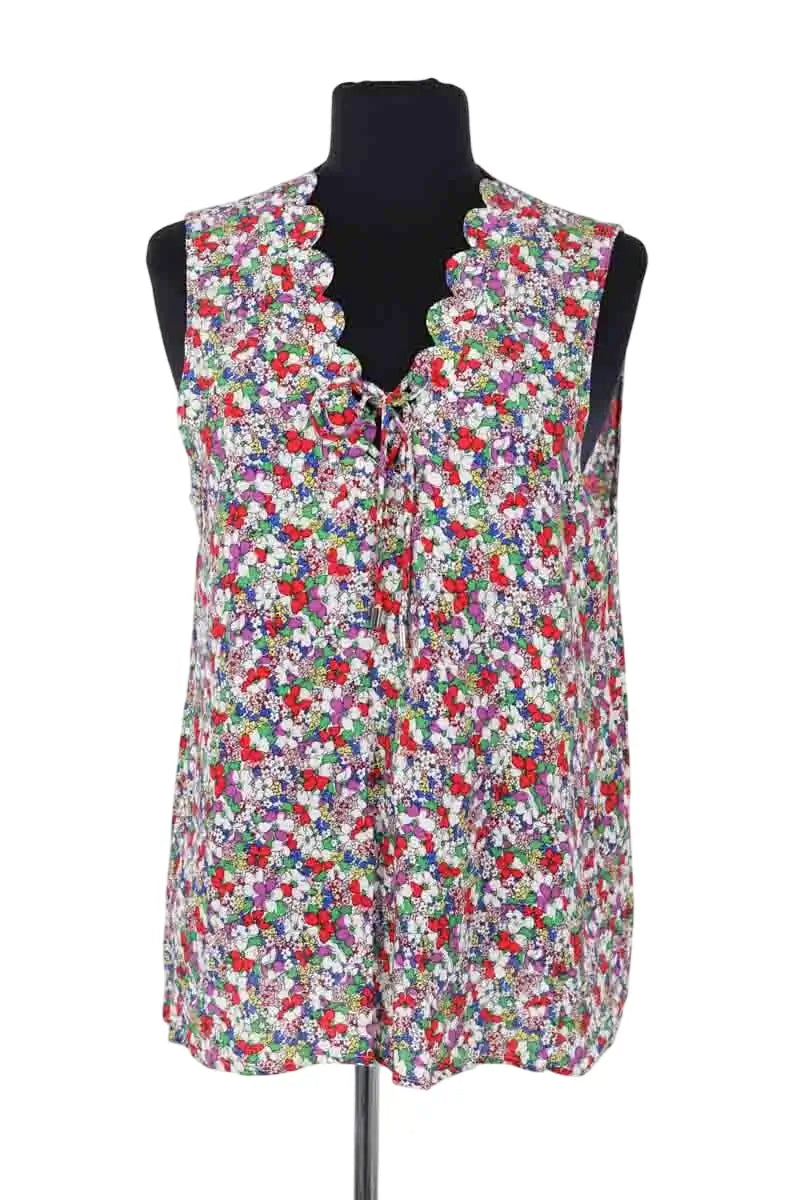 Top sans manche Claudie Pierlot Multicolore en Viscose, taille M - Seconde Main