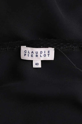 Top sans manche Claudie Pierlot Noir en Synthétique