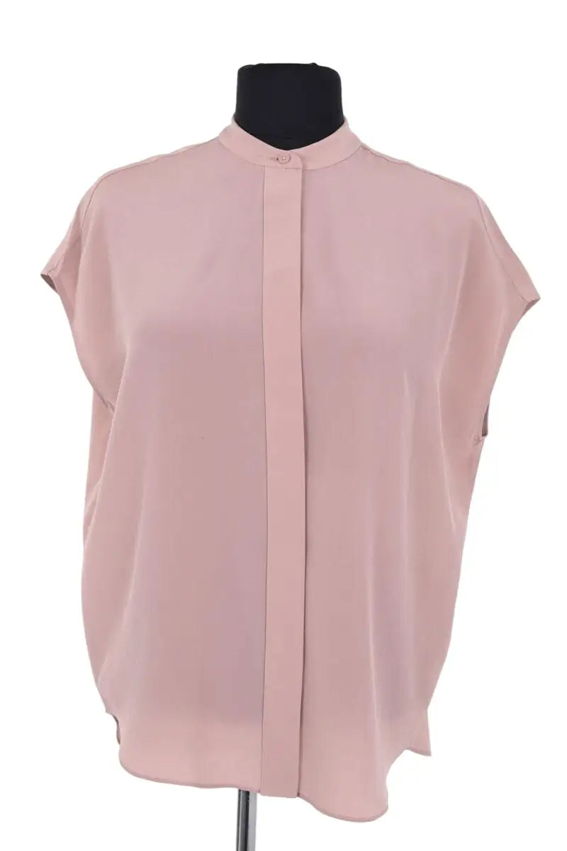 Top sans manche Club Monaco Rose en Soie, taille XS - Seconde Main