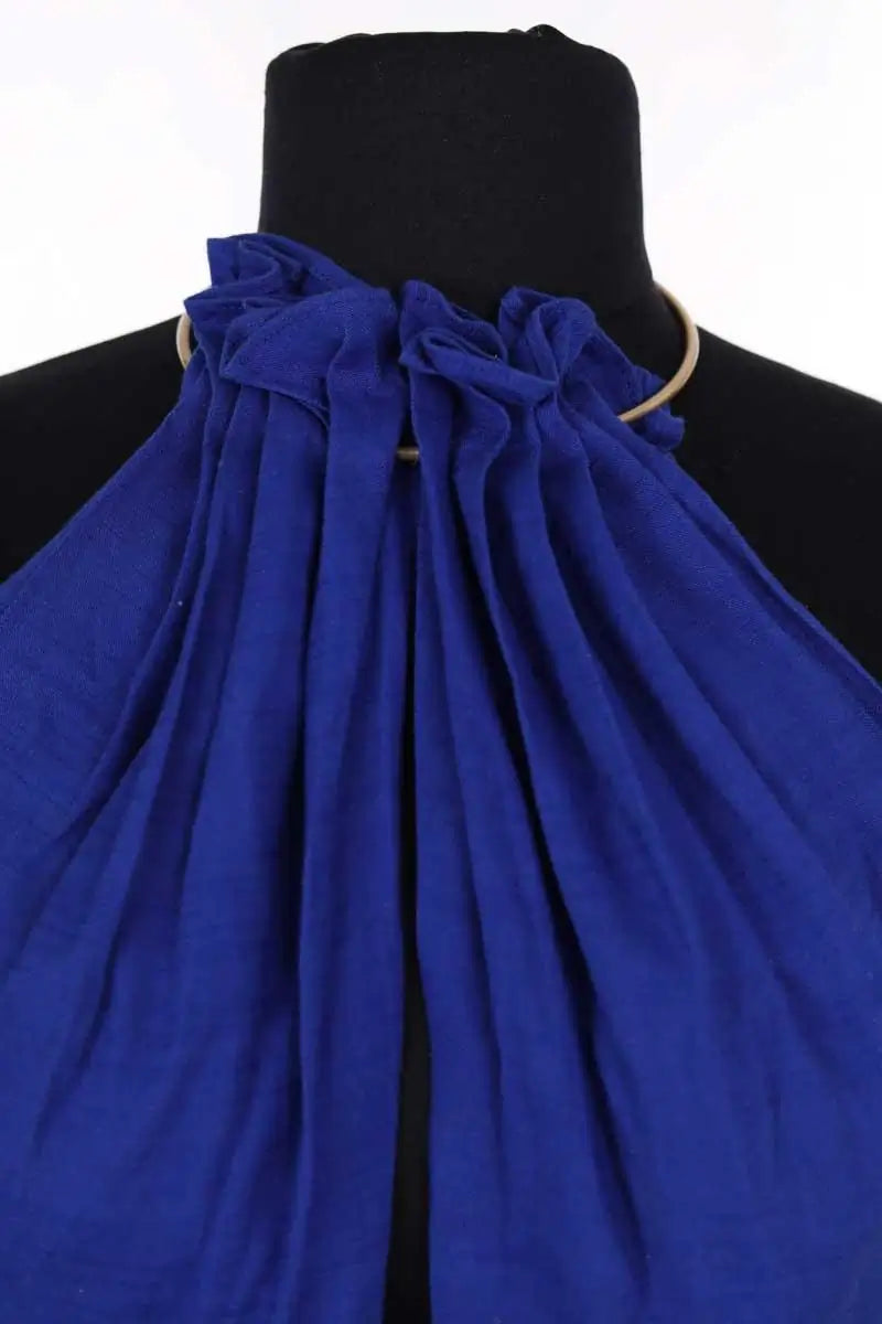 Top sans manche Cult Gaia Bleu en Lin
