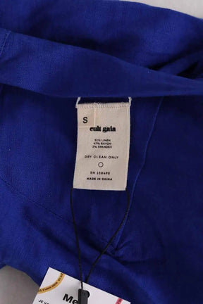 Top sans manche Cult Gaia Bleu en Lin
