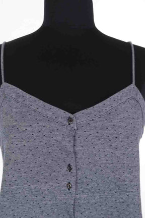 Top sans manche Des Petits Hauts Bleu en Coton