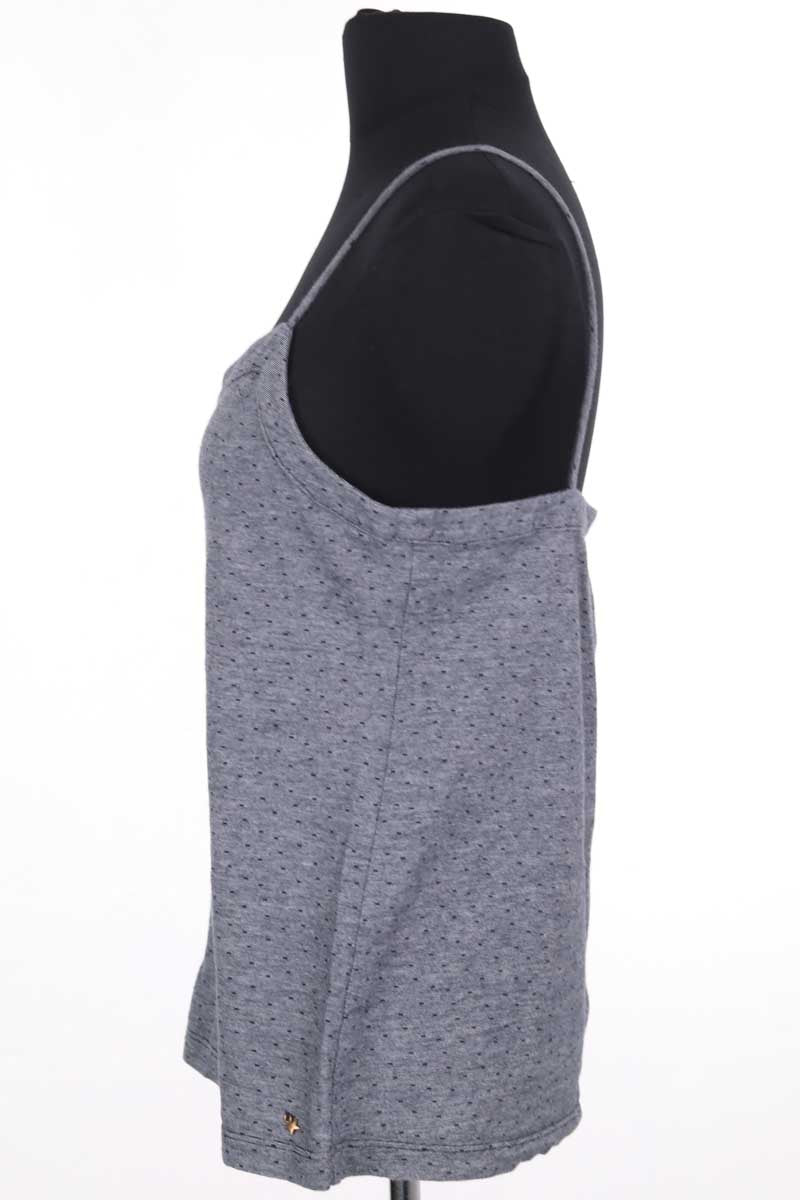 Top sans manche Des Petits Hauts Bleu en Coton