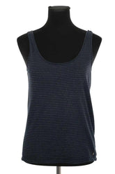 Top sans manche Des Petits Hauts Marine en Coton, taille XS - Seconde Main