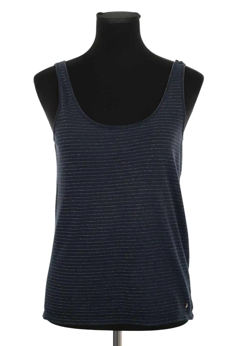 Top sans manche Des Petits Hauts Marine en Coton, taille XS - Seconde Main