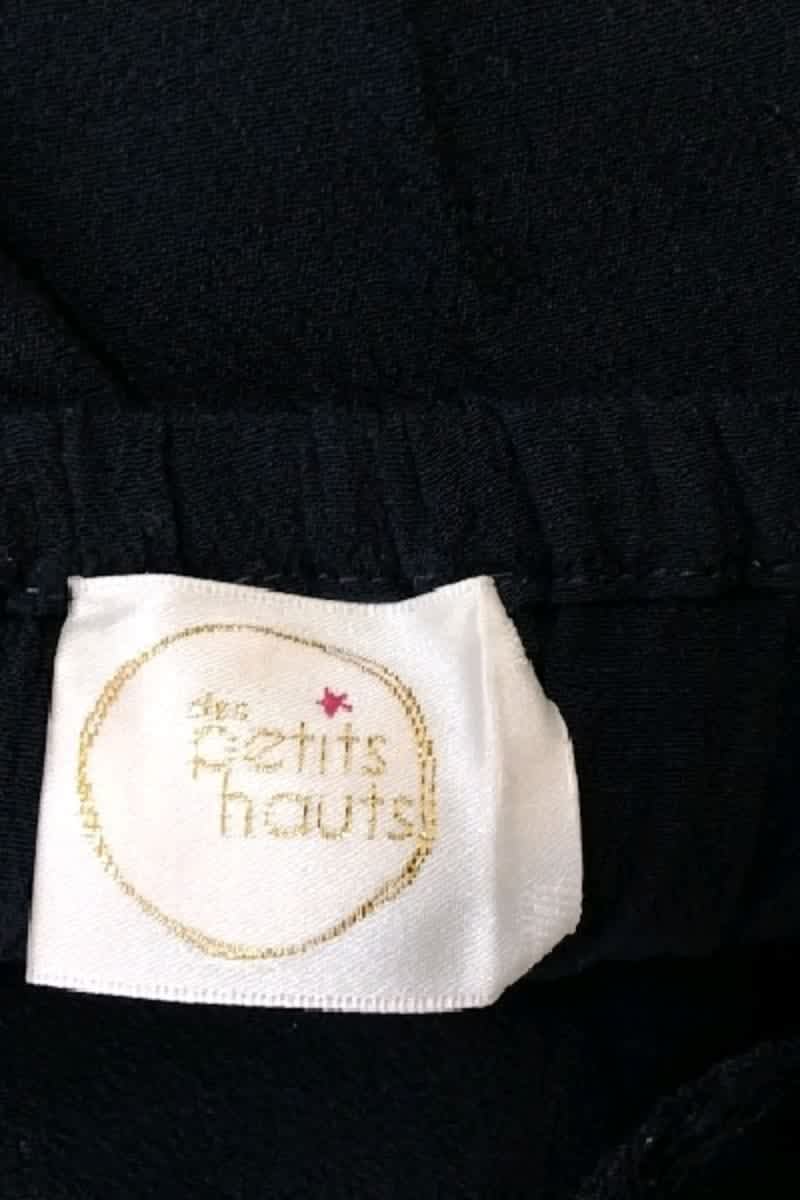 Top sans manche Des Petits Hauts Marine en Viscose
