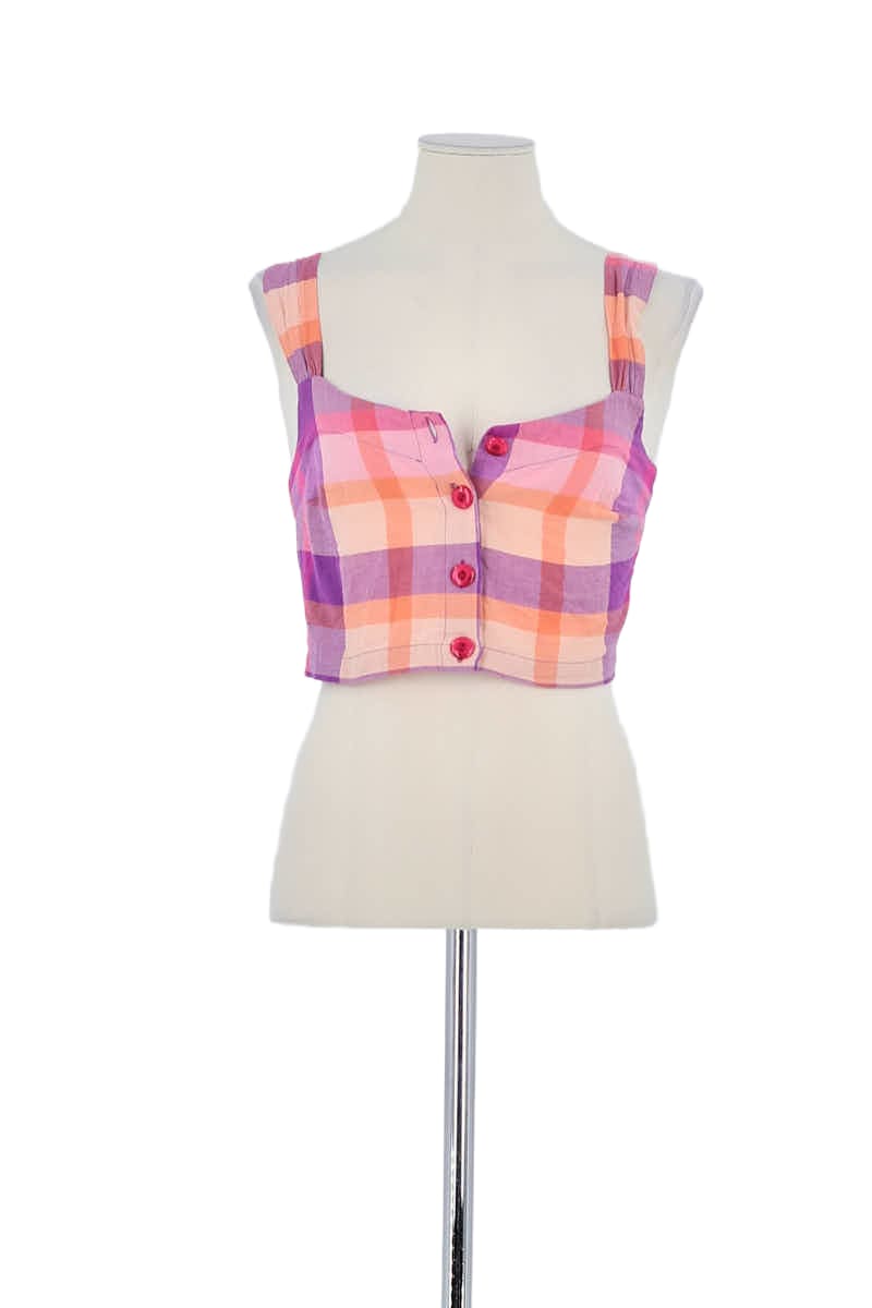 Top sans manche Des Petits Hauts Rose en Coton, taille XS - Seconde Main