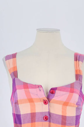 Top sans manche Des Petits Hauts Rose en Coton