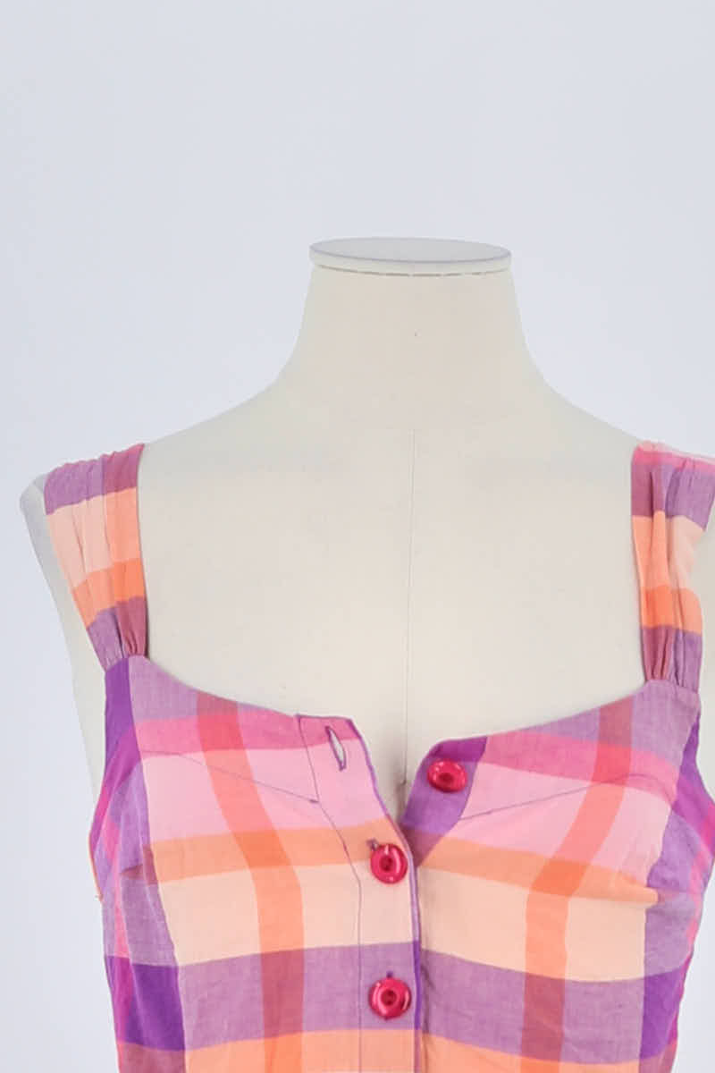 Top sans manche Des Petits Hauts Rose en Coton