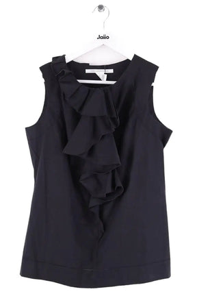Top sans manche Diane Von Furstenberg Noir en Coton, taille M - Seconde Main