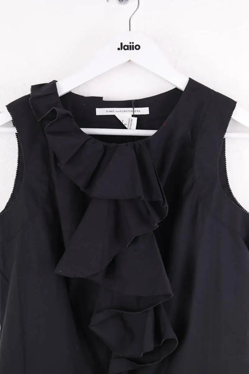 Top sans manche Diane Von Furstenberg Noir en Coton