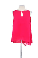 Top sans manche Diane Von Furstenberg Rose en Soie, taille L - Seconde Main