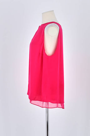 Top sans manche Diane Von Furstenberg Rose en Soie