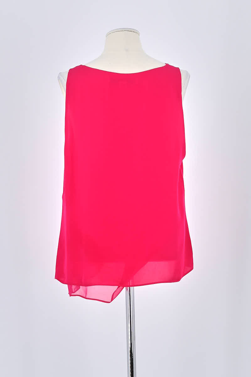 Top sans manche Diane Von Furstenberg Rose en Soie