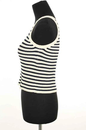 Top sans manche Dior Ecru en Coton