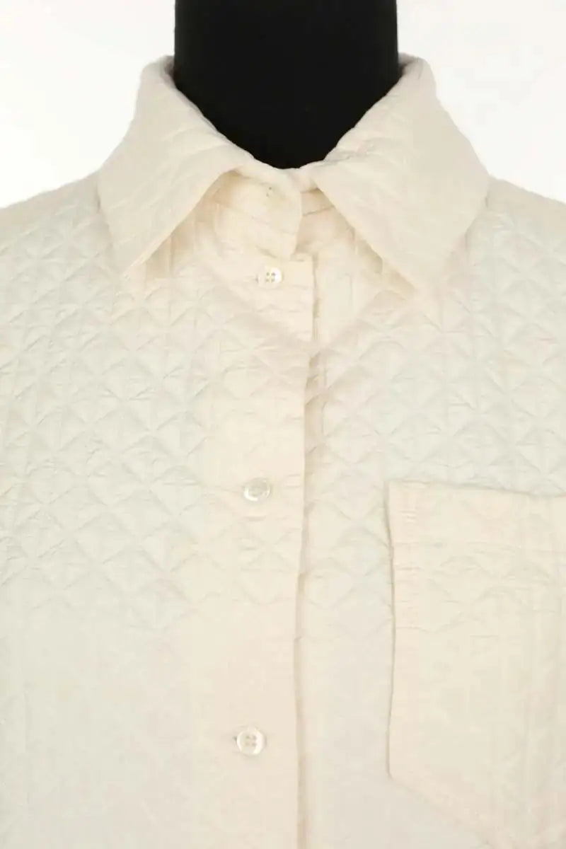 Top sans manche Dior Ecru en Synthétique