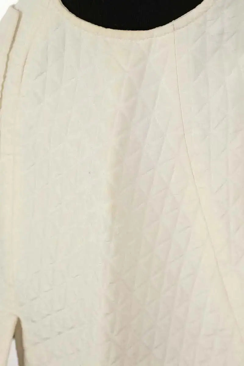 Top sans manche Dior Ecru en Synthétique