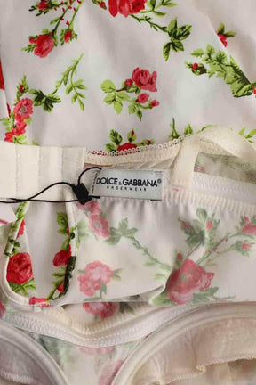 Top sans manche Dolce & Gabbana Blanc en Polyamide