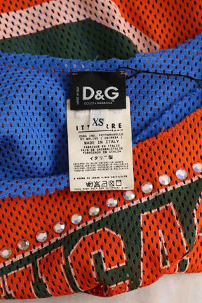 Top sans manche Dolce & Gabbana Orange en Polyester