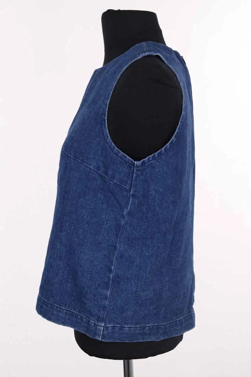 Top sans manche Elise Chalmin Bleu en Coton