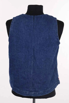 Top sans manche Elise Chalmin Bleu en Coton