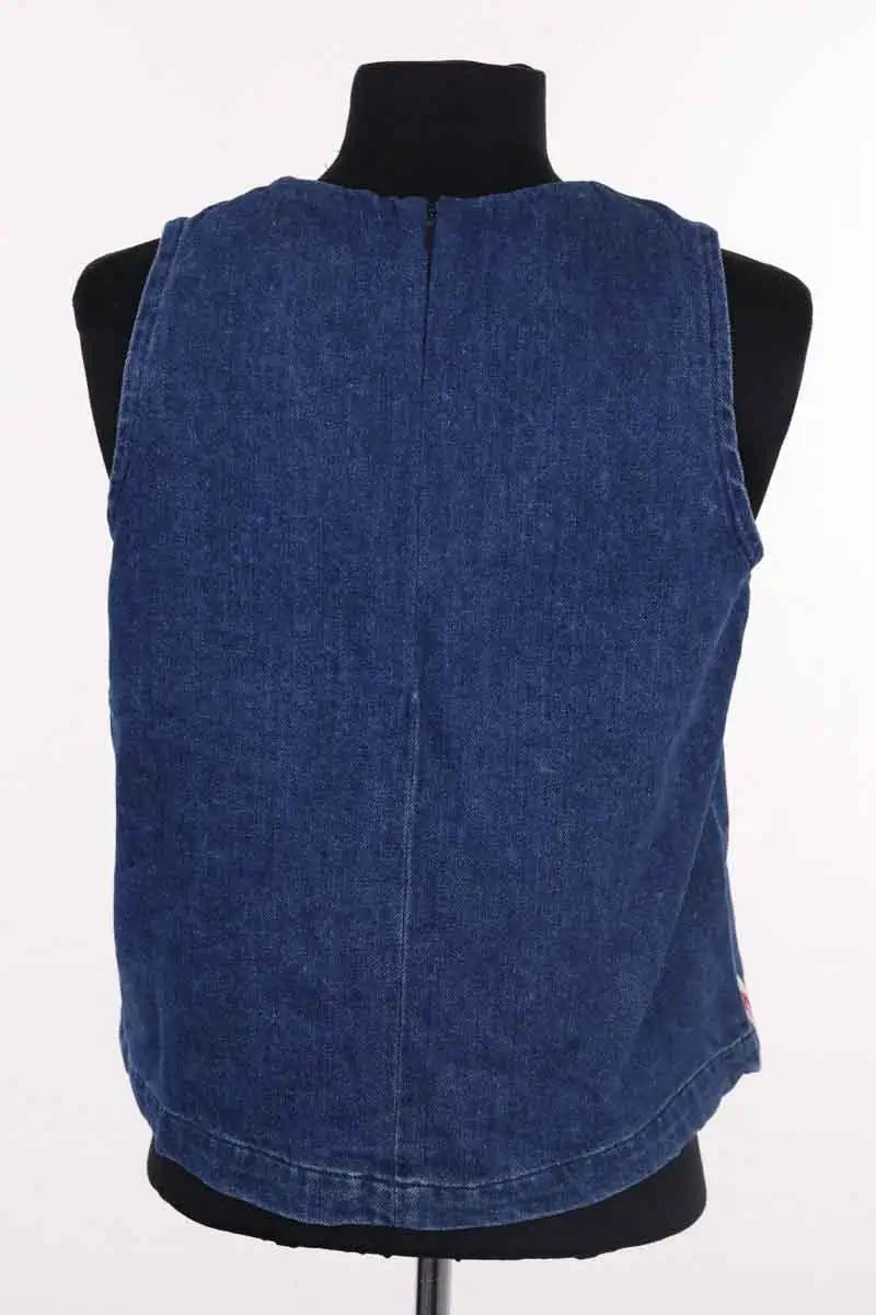 Top sans manche Elise Chalmin Bleu en Coton