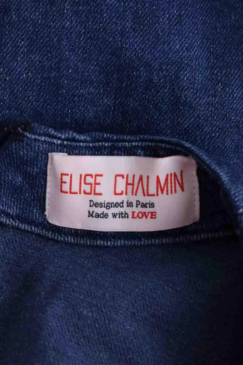 Top sans manche Elise Chalmin Bleu en Coton