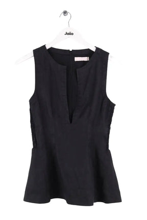 Top sans manche Faithfull The Brand Noir en Lin, taille S - Seconde Main