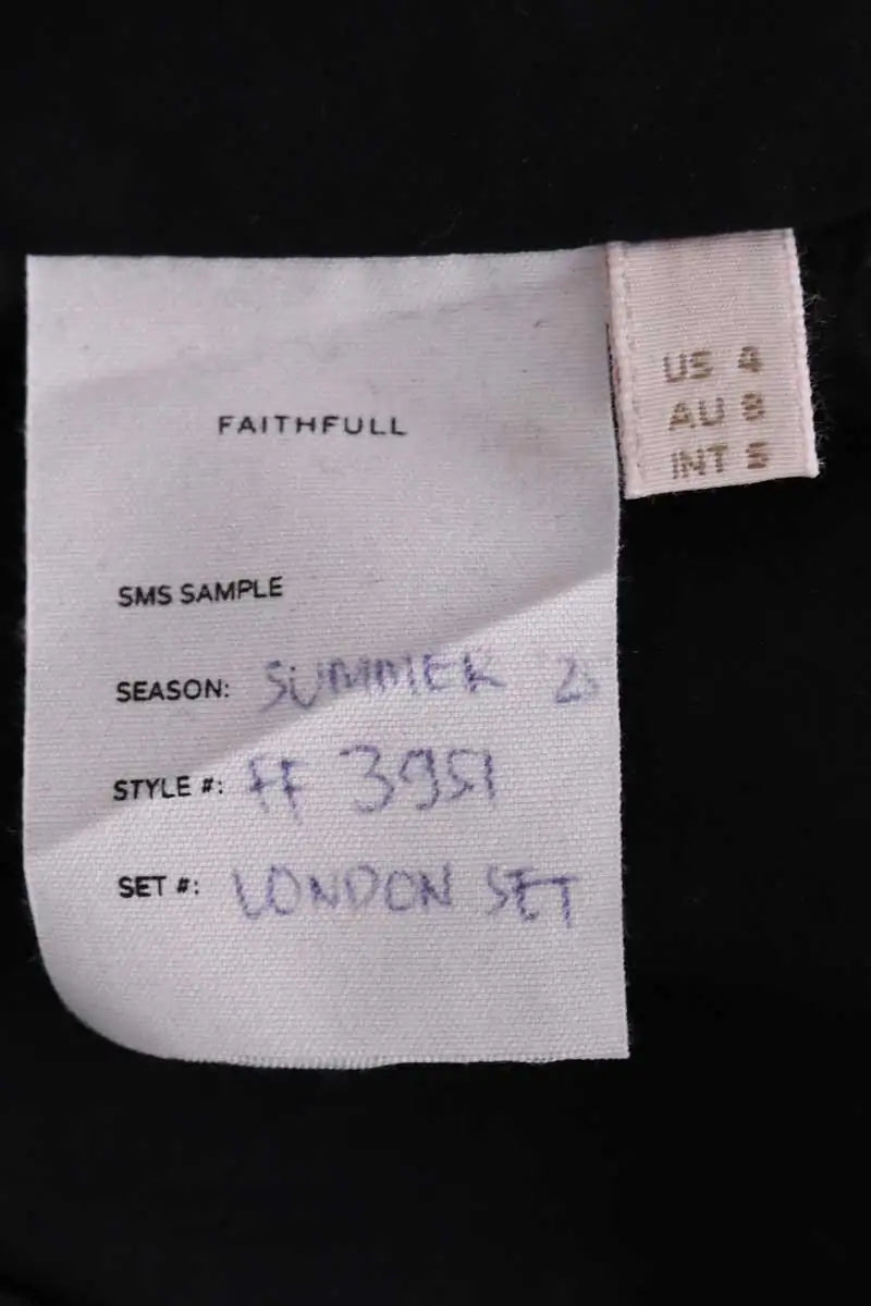 Top sans manche Faithfull The Brand Noir en Lin