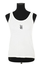 Top sans manche FIVE Blanc en Coton, taille S - Seconde Main