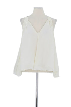 Top sans manche Forte_Forte Blanc en Coton, taille XS - Seconde Main