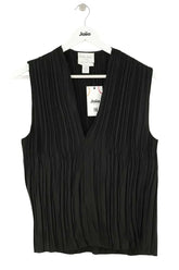 Top sans manche Forte_Forte Noir en Synthétique, taille M - Seconde Main