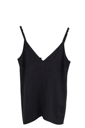 Top sans manche Forte_Forte Noir en Synthétique, taille XS - Seconde Main