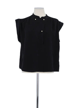 Top sans manche Forte_Forte Noir en Viscose, taille XS - Seconde Main