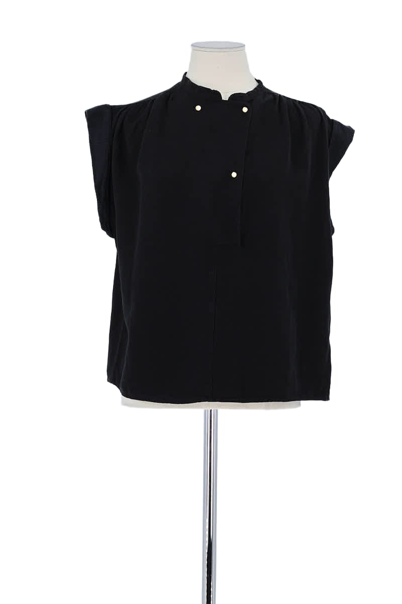 Top sans manche Forte_Forte Noir en Viscose, taille XS - Seconde Main