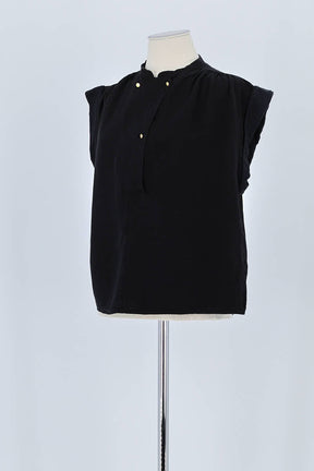 Top sans manche Forte_Forte Noir en Viscose
