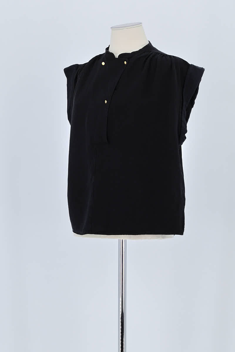 Top sans manche Forte_Forte Noir en Viscose