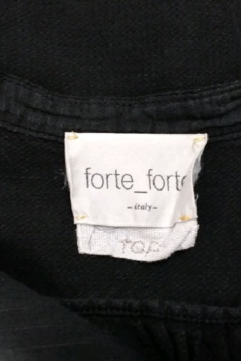 Top sans manche Forte_Forte Noir en Viscose