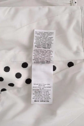 Top sans manche Ganni Blanc en Synthétique