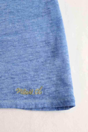 Top sans manche Gerard Darel Bleu en Lin