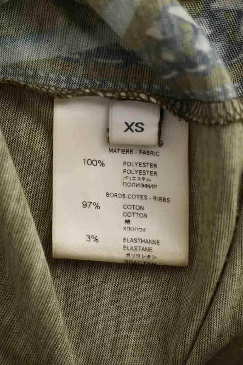 Top sans manche Givenchy Kaki en Polyester