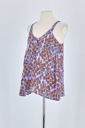 Top sans manche Heimstone Violet en Viscose
