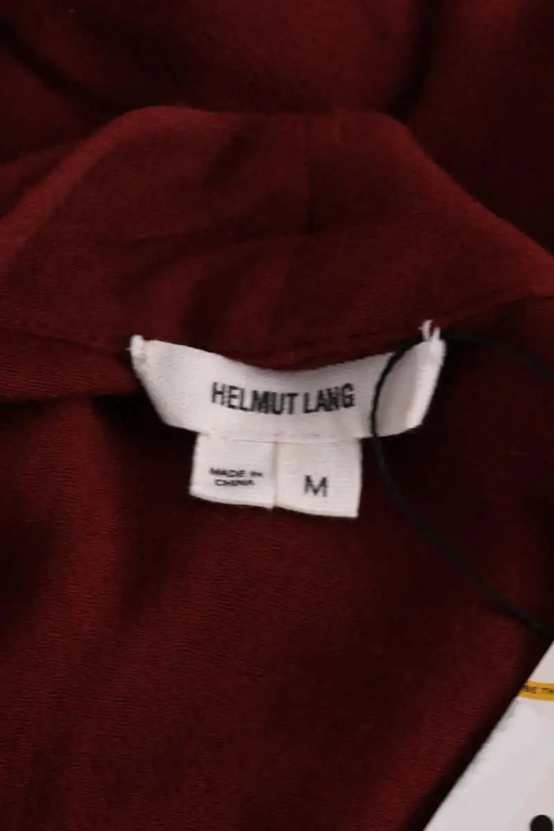 Top sans manche Helmut Lang Bordeaux en Viscose