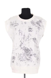 Top sans manche Iro Blanc en Coton, taille S - Seconde Main