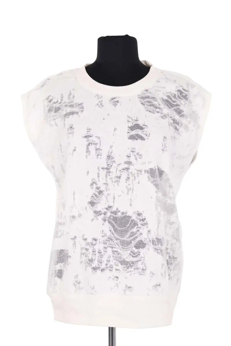 Top sans manche Iro Blanc en Coton, taille S - Seconde Main