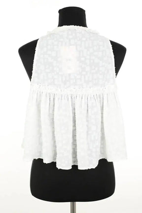 Top sans manche Iro Blanc en Polyester