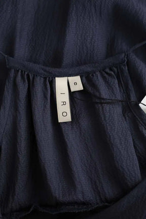 Top sans manche Iro Bleu en Soie