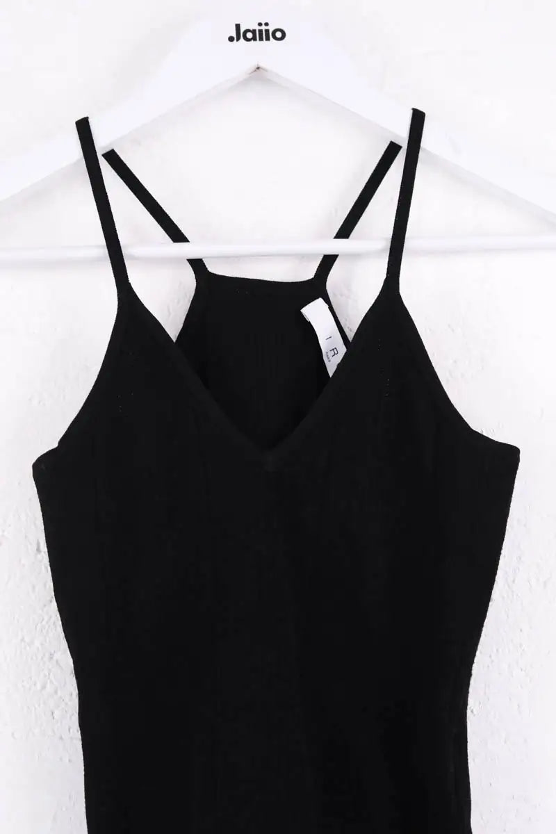 Top sans manche Iro Coby Noir en Viscose