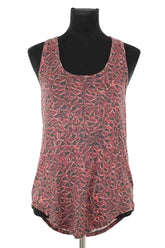 Top sans manche Iro Mady Multicolore en Lin, taille S - Seconde Main